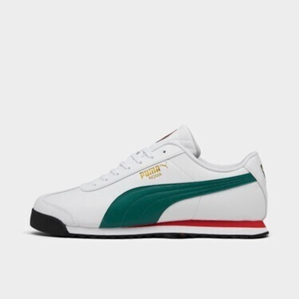 Puma White and Green Men's Shoes